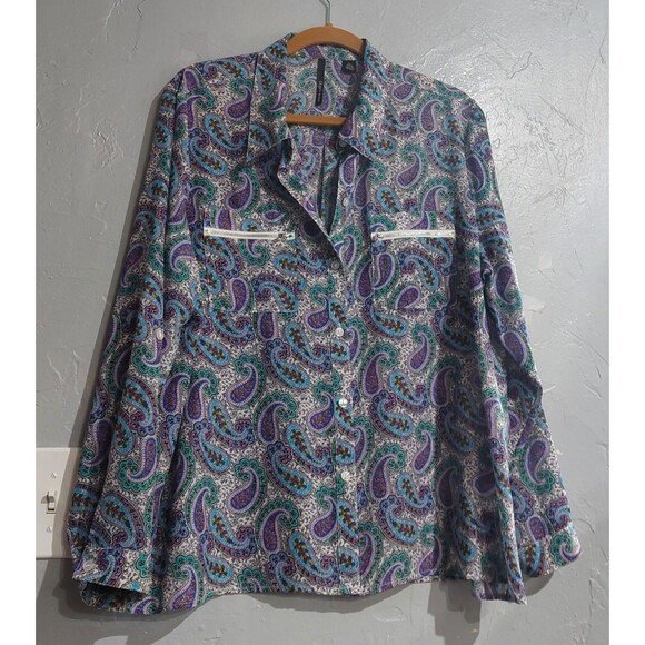 Skye's The Limited Tops Blouse Women's XL Polyester, 21.5 Inch Of Armp To Armp - Picture 1 of 11